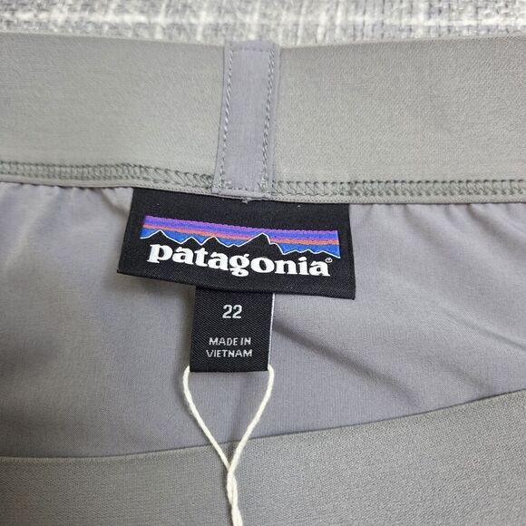 NWT Patagonia Chambeau Rock Pants Climbing Hiking Feather Grey 82935 Women's 22 - Picture 8 of 16